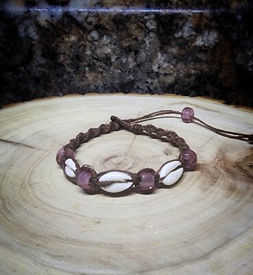 Cowrie Shell Hemp Bracelet