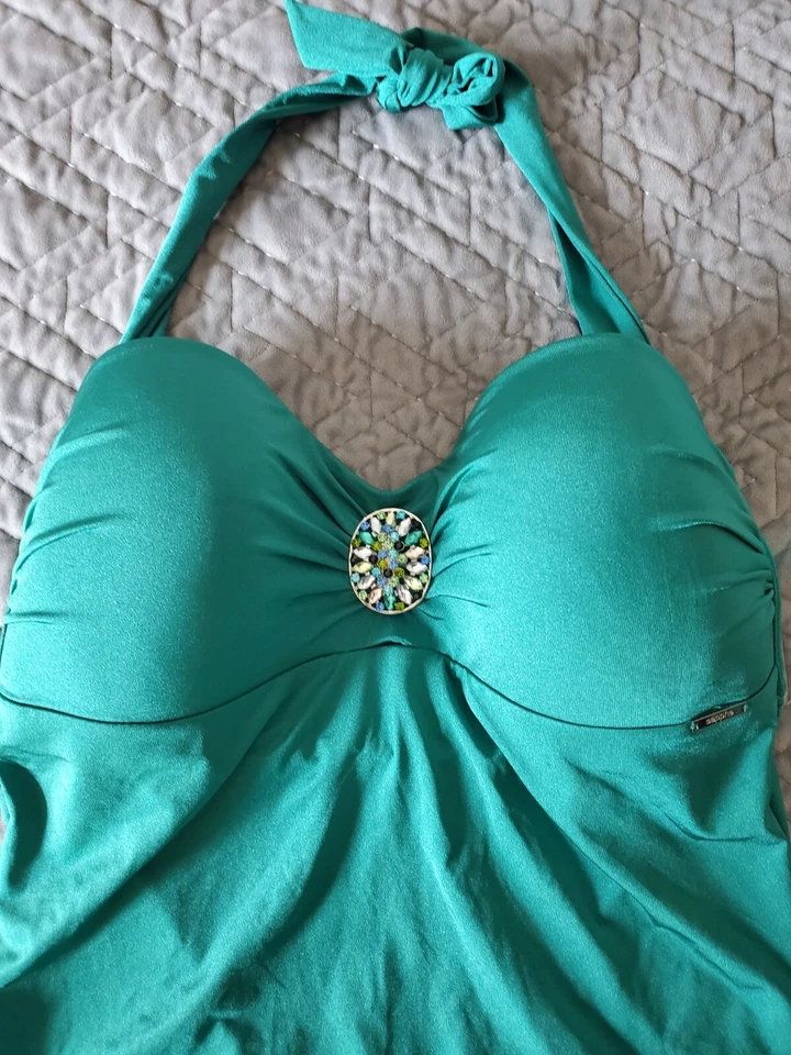 Sapph Balsamo grün Einteiler Badeanzug Badeanzug Größe 14 - Bild 4 von 4