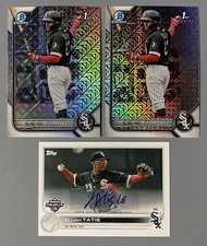 3- 2022 Elijah Tatis: Topps Pro Debut Auto #PD-124, 2 Bowman Chrome 1st Mojo