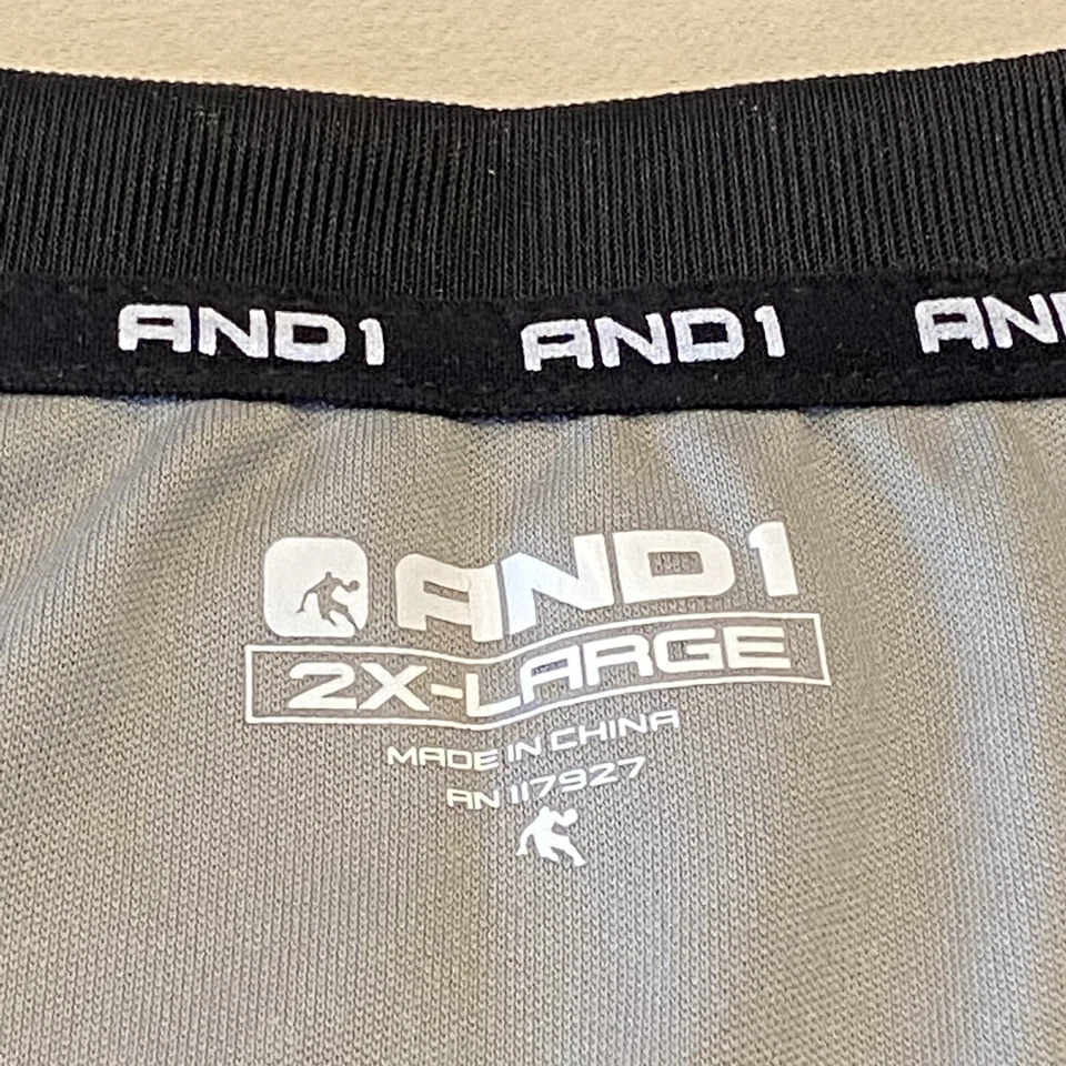 Y 1 Camisa Baloncesto Talla 2XL XXL Negra Gris Stop Sweating Me Poliéster S/S Foto 2 de 4