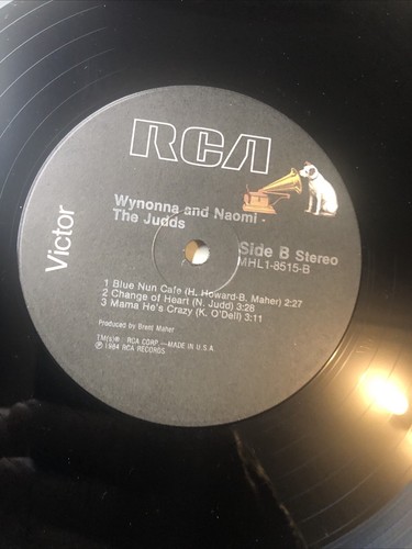 Vinyl Lp The Judds MHL 1-8515-B 1984 - Picture 3 of 3