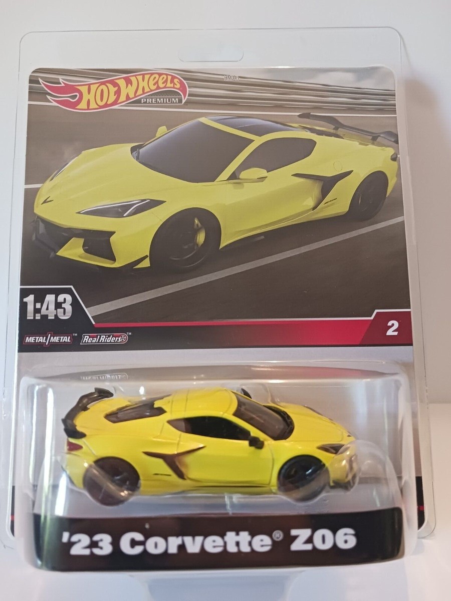 ミニカー '23 Corvette Z06 Hot Wheels 1:43 Hot Wheels Premium '23 Corvette Z06 - 1:43 Scale - Walmart.com