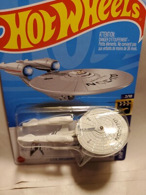 2024 HOT WHEELS U.S.S. ENTERPRISE NCC-1701 HW SCREEN TIME 2/10 STAR TREK A CASE 