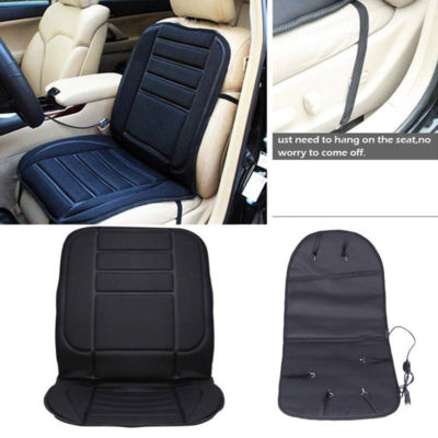 1 Pcs Car Seat Heated Cushion Mat Warmer Cover Hot 12V Winter Heating Pad Black