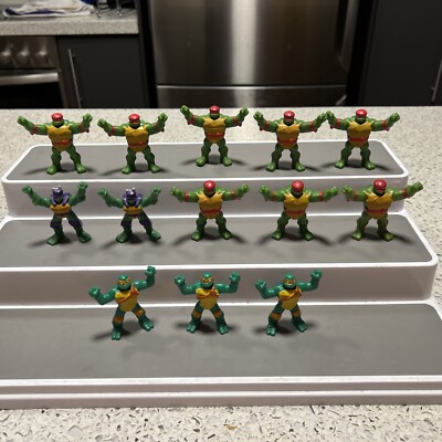 Mini Figurines - Teenage Mutants Ninja Turtle -14pcs - 6cm - Rise of the TMNT