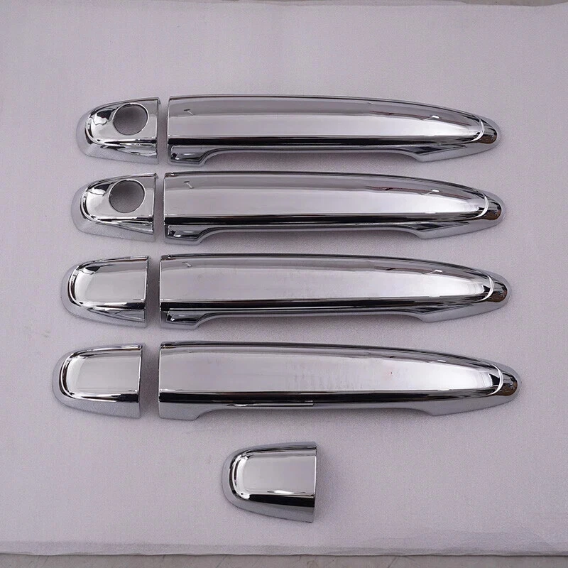 Хромированная отделка боковой крышки дверной ручки для 03–09 Toyota 4Runner 9 шт. - Изображение 2 из 4