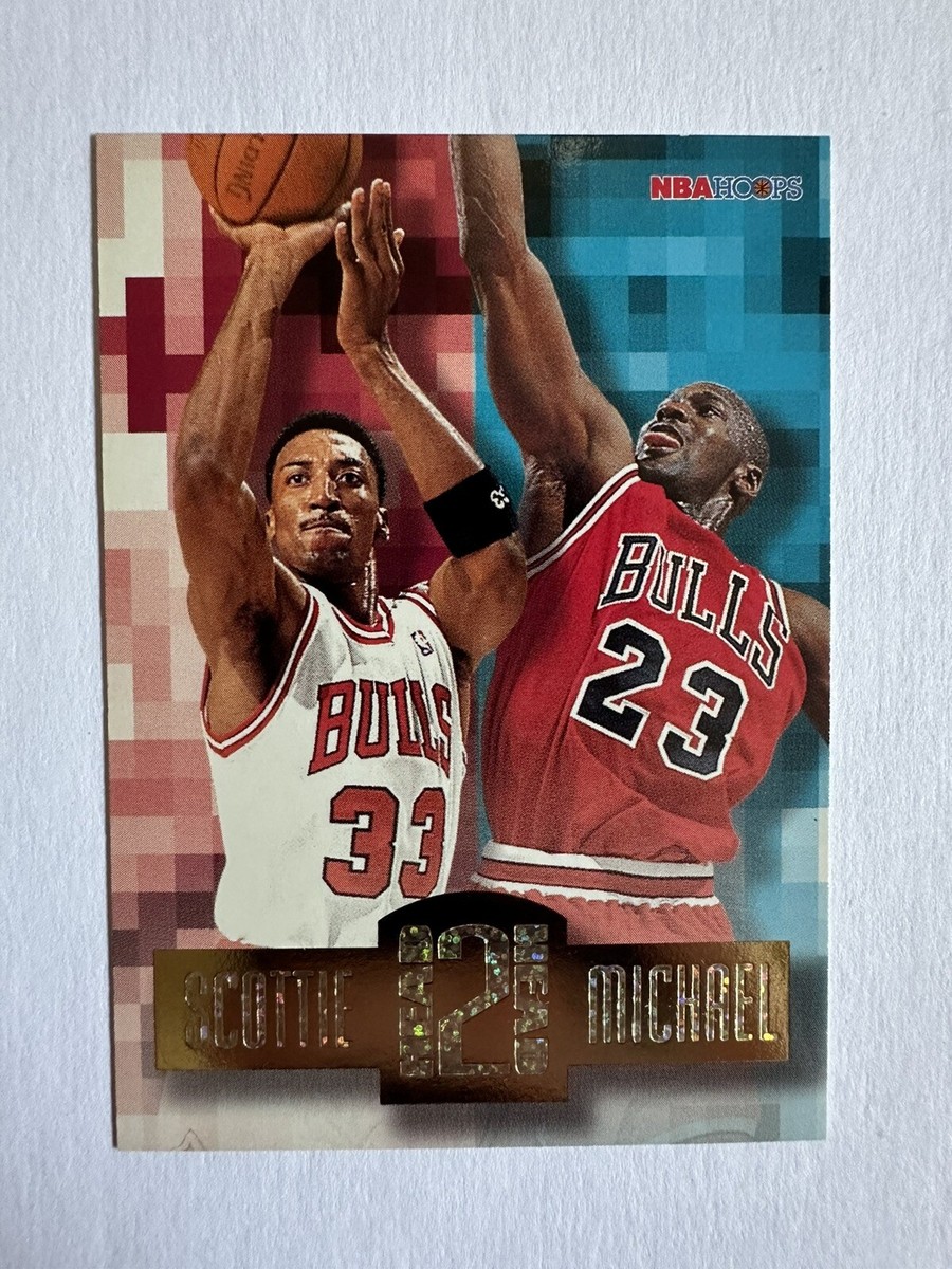 1996 NBA Hoops Michael Jordan Scottie Pippen Head 2 Head HH2