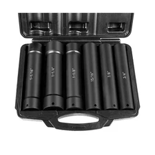 1/2 Inch Drive Heavy Duty Extended Length Extra-Deep Length Impact Socket Set...