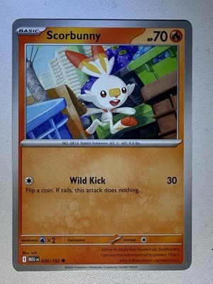 Scorbunny 026/132 Me01: Mega Evolution Regular