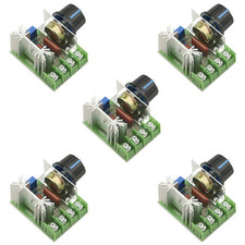 5Pcs AC 220V 2000W SCR High Power Electronic Voltage Regulator Module Adjustable