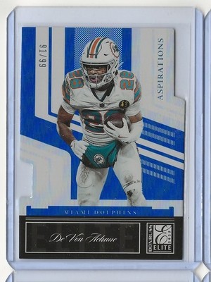 De'Von Achane 2025 Panini Donruss Elite /99 Aspirations Die-Cut #37