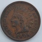 1904 1C Indian Head Cent Full Liberty! Ships Free! #403