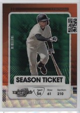 2021 Panini Contenders Season Ticket Optic Green Wave Prizm Buster Posey 0w4r