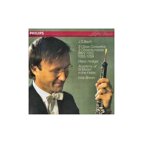 Bach: 3 Oboe Concertos - Audio CD By Johann Sebastian Bach - GOOD