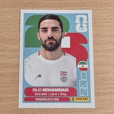 2026 Panini FIFA World Cup Sticker Milad Mohammadi #IRN 5 Iran