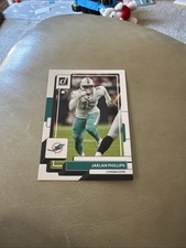 2022 Donruss Football Jaelan Phillips Miami Dolphins base card #128