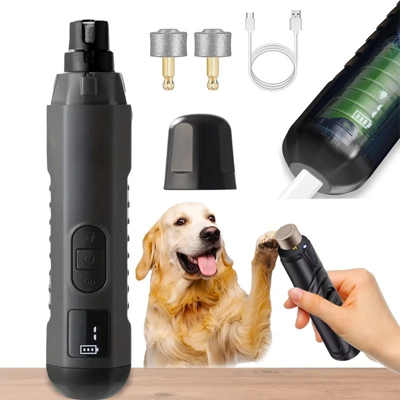 Pet Dog Cat Nail Claw Grooming Grinder Trimmer Electric Nail File Tool Cutter