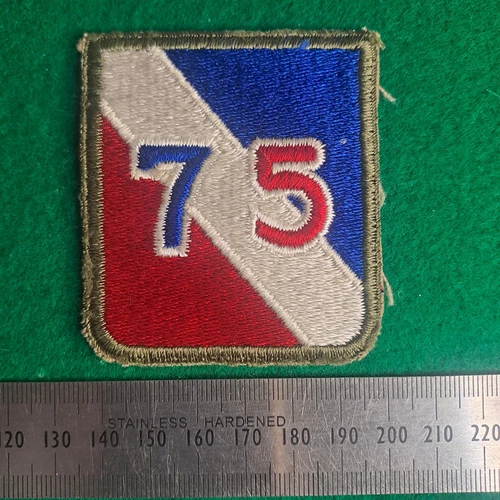 WW2 US United States Army 75th Infantry Division Patch Badge