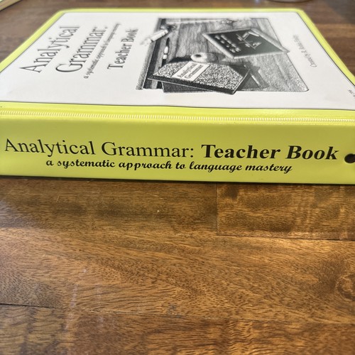 Analytical Grammar Teacher Book: Systematic Approach to Language Mastery UNUSED - Picture 3 of 4
