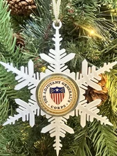 ARMY THE ADJUTANT GENERAL CORPS CHALLENGE COIN. Christmas Ornament!!