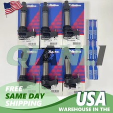 6 Pack 12632479 D515c Ignition Coil 41-109 Spark Plug For Gmc Chevrolet Buick