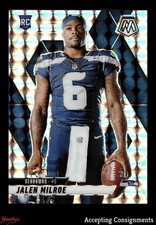 2025 Panini Mosaic Mosaic Variation #283 Jalen Milroe SP ROOKIE RC SEAHAWKS