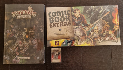 Zombicide: Comic Book Extras   Black Plague, Green Horde, White Death   OVP