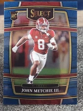 John Metchie Rookie Card Select Draft Picks 2022