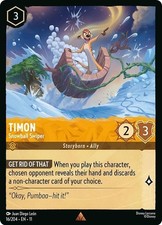 DISNEY LORCANA TCG Winterspell - Timon - Snowball Swiper - Rare 16/204