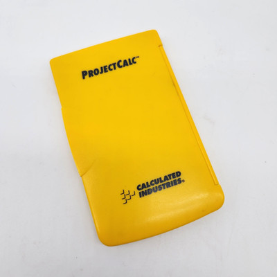 ProjectCalc Calculator Model 8515 Calculated Industries Works Contractor