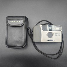 PENTAX PC-330 Film Camera 26mm w/ Leather Carrying Case