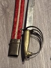 2 Vtg. Sword Made in India Persian Red &blueVelvet Sheath 31”Blade 34” Rare — photo 7