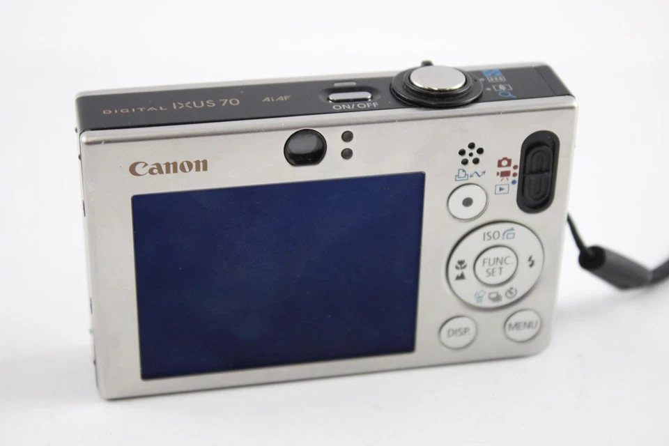 Canon IXUS 70 Digital Compact Camera Working w/ Canon 3x Optical Zoom Lens - Image 4 of 4