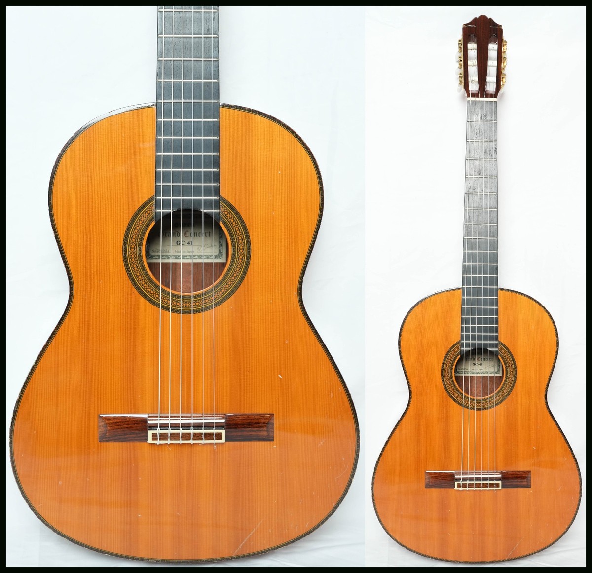 YAMAHA GC-41 Grand Concert w/PU, Made in Japan, Honduras Rosewood