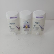 3 Ivory Gentle 24 Hour Deodorant Hints/Notes Of Lavender 2.4 Oz Ea
