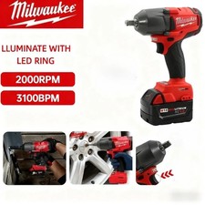 For Milwaukee Electric Brushless Impact Wrench 1300nm Torque 2000rpm Free Post