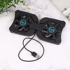 USB Laptop Cooling Pad   Mini Foldable Notebook Fan Cooler Stand