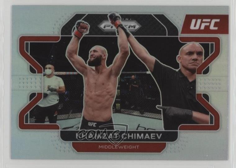 2022 Panini Prizm UFC Silver Prizm Khamzat Chimaev #94 0u06