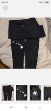 Lululemon Hawaii Athletica Black Leggings New Without Tags 28" Size 6