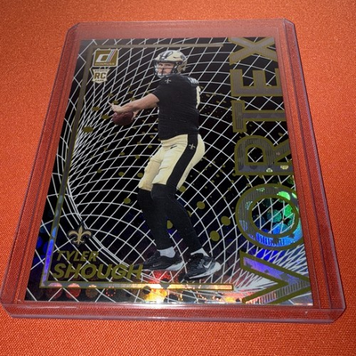 #ad 2025 DONRUSS VORTEX #18 TYLER SHOUGH RC NEW ORLEANS SAINTS $4.95