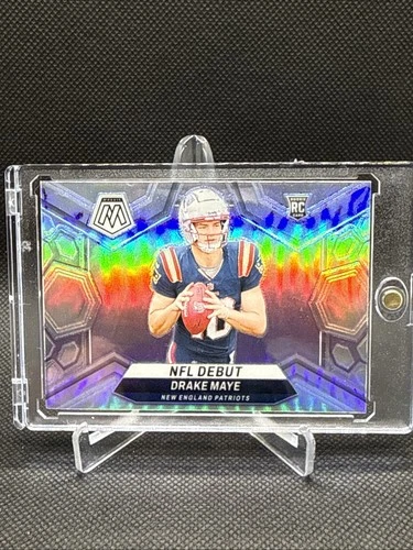 2024 Panini Mosaic Drake Maye NFL Debut! True Silver! RC!! #273