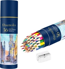 36 Pack Colored Pencils Soft Core for Art, Kids, Beginners +