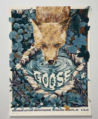 Goose The Band Concert Poster Sterling Heights MI Lottery Amp 2025