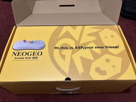 Neo Geo Arcade Stick Pro 20 Games Open Box