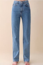 Jeanerica ‘Eiffel’ Women’s straight leg High-Rise Mid vintage Jeans W28 L32 New