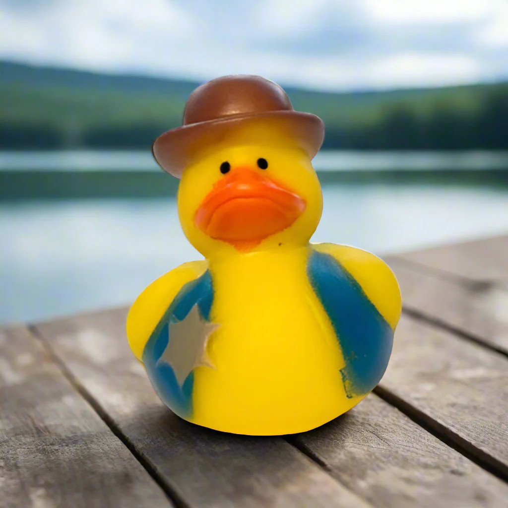 Cowboy Sheriff Wyatt Earp Rubber Duck