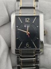 Rare Swiss ESQ Movado Synthesis Men’s Quartz Watch  New Battery Tested Runs VTG