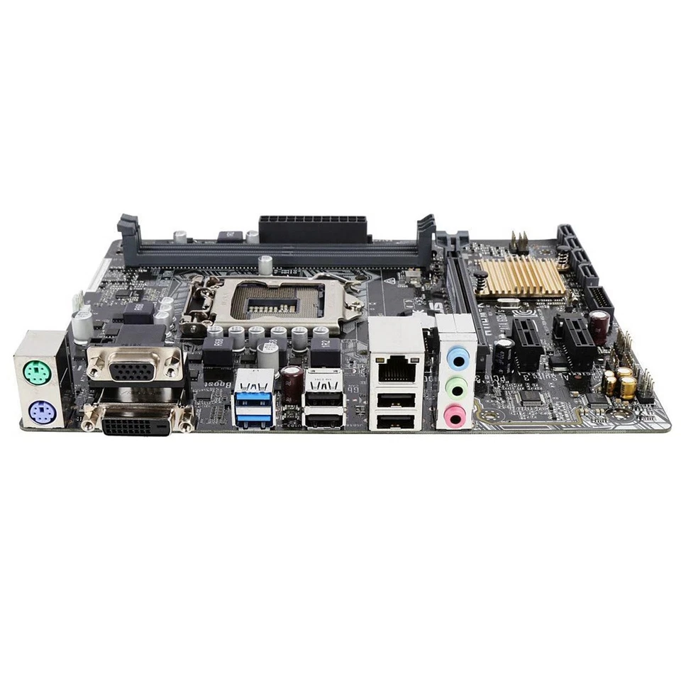 ASUS H110M-K LGA 1151 Intel H110 SATA 6Gb s USB 3.0 Micro ATX Intel Motherboard - Image 3 of 4
