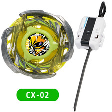 Burst Beyblade CX-02 Yellow Green Wizard Arc Spinning Top Toy Gyro / Launcher