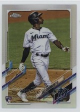 2021 Topps Chrome Refractor Jazz Chisholm #144 03j5